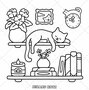 Cat Moments Kleurboek - Katten Kleurboek - Schattige Katten Illustraties - Relax Kleurboek - Kattenliefhebber - Kleurboek Volwassenen En Tieners - 40 Unieke Speelse Katten Tekeningen - 21,5 x 21,5 cm - Incl. 1 Alcoholmarker