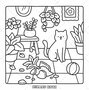 Cat Moments Kleurboek - Katten Kleurboek - Schattige Katten Illustraties - Relax Kleurboek - Kattenliefhebber - Kleurboek Volwassenen En Tieners - 40 Unieke Speelse Katten Tekeningen - 21,5 x 21,5 cm - Incl. 1 Alcoholmarker