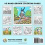 Flower Cuties Kleurboek - Fuzzy Pals - Volwassenen En Tieners -Super Lief Bloemen Kleurboek Met Dierenvriendjes - Bloemenfeeën Feeën Bloemen Tuin - 40 Kleurplaten -  21,5 x 28 cm - Incl. 1 Alcoholmarker