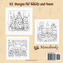Fuzzy Hygge Kleurboek - Schattige Dieren Kleuren - Cozy Cute Coloring Book - Relax Kleurboek Volwassenen Tieners -  53 Knusse Hygge Illustraties - 21,5 x 21,5 cm - Incl. 1 Alcoholmarker