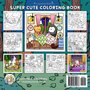Hygge Friends Kleurboek - Cozy Kleurboek - Fuzzy Pals - Schattige Dieren Kleurboek - Relax Kleurboek Volwassenen En Tieners - Hygge Friends - 40 Kleurplaten - 21,59 x 21,59 cm - Incl. 1 Alcoholmarker