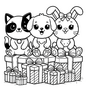 Lieve Dierenvriendjes Kleurboek - Fuzzy Friends Kleurboek - Schattige Dieren Kleurboek - Relax Kleurboek Volwassenen En Tieners - Hygge Friends - 50 Kleurplaten - 21,59 x 21,59 cm - Incl. 1 Alcoholmarker