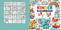 Kinder Kleurboek Alfabet - Kleurboek Letters En Cijfers - Educatief Kleurboek Kinderen - Leren Schrijven Kleurboek - Kleuter Kleurboek ABC  -