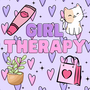 Girl Therapy kleurboek - Bold & Easy - Kleurboek Volwassenen en Tieners - Self Care - Simpele Cozy Illustraties - 40 Lieve Kleurplaten Girl Things - Incl. 1 Alcoholmarker