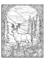 Kleurboek Glas In Lood Natuur - Glas In Lood Kleurplaten Landschappen - Stained Glass - Kleurboek Landschap En Natuur Volwassenen En Tieners - A4 - 40 Kleurplaten In Mozaek Stijl