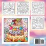 Hygge Delights  Kleurboek - Zoete Illustraties - Snoepkleurboek Volwassenen - Knusse Eten Scnes - Kleurboek Met Taarten En Toetjes - 21,59x21,59cm - 40 Kleurplaten - Incl. 1 Alcoholmarker