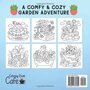 Tiny Gardens Kleurboek - Kleurboek Met Tuin Thema - Schattige Kleurplaten Volwassenen En Tieners - Kleurplaten Tuin Planten Bloemen -  21,59 x 21,59 cm - 30 Cozy Kleurplaten - Incl. 1 Alcoholmarker