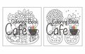 Tiny Gardens Kleurboek - Kleurboek Met Tuin Thema - Schattige Kleurplaten Volwassenen En Tieners - Kleurplaten Tuin Planten Bloemen -  21,59 x 21,59 cm - 30 Cozy Kleurplaten - Incl. 1 Alcoholmarker