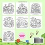 Veggie Life Kleurboek - Groente En Fruit Kleurboek - Veggie Kleurboek - Kleurboek Tieners En Volwassenen - Kawaii Eten Kleurboek - 21,59 x 21,59 cm - 40  Kleurplaten - Incl. 1 Alcoholmarker