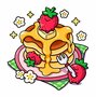 Veggie Life Kleurboek - Groente En Fruit Kleurboek - Veggie Kleurboek - Kleurboek Tieners En Volwassenen - Kawaii Eten Kleurboek - 21,59 x 21,59 cm - 40  Kleurplaten - Incl. 1 Alcoholmarker