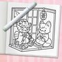 Cozy Japan Kleurboek - Japan Thema Kleurboek - Cozy Japanse Cultuur Kleuren - Geisha Tuinen Cherry Blossom Kleurboek - Kawaii Illustraties - 21,59 x 21,59 cm - 40 Cozy Kleurplaten - Incl. 1 Alcoholmarker