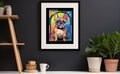 Kleuren Op Nummer Honden - Mosaic Animals Dogs - Stained Glass Coloring Book - Honden - Kleurboek Dieren Volwassenen En Tieners - 25 Kleurplaten