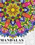 Kleuren Op Nummer Mandala - Kleurboek Mandala Patronen - Mandalas Coliing By Number Coloring Book - Kleurboek Volwassenen En Tieners - A4 - 48 Kleurplaten Mozaiek - Incl. Alcoholmarker 