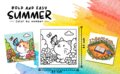 Kleuren Op NummerÊKleurboek Zomer - Bold And Easy Summer Coloring - Kleurboek Volwassenen En TienersÊ- Eenvoudige Illustraties - 21,5 x 21,5 cm - 50 Pagina's - Incl. 1 Alcoholmarker