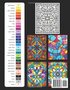 Kleuren Op Nummer Patterns - Kleurboek Glas In Lood Patronen - Stained Glass Coloring Book - Kleurboek Natuur Volwassenen En Tieners - A4 - 50 Kleurplaten Mozaiek - Incl. Alcoholmarker