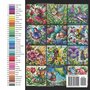 Kleuren Op Nummer Glas In Lood Elfjes Bloemen - Glas In Lood Kleurplaten Fairies Flowers - Stained Glass - Kleurboek Natuur Volwassenen En Tieners - 30 Kleurplaten In Mozaek Stijl