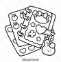 Sweet Girl Kawaii Kleurboek - Meiden Kleurboek - Girly Illustraties Kleuren - Bold En Easy Kleurplaten - Schattige Accessoires - 21,59 x 21,59 cm - 50 Girl Things Kleurplaten - Incl. 1 Alcoholmarker