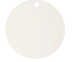 Label, wit, d 15 cm, dikte 0,5 cm, 1 stuk