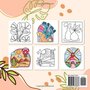 Keurboek Minimal Art - Southern Lotus - Kleurboek Volwassenen En Tieners - Bold & Easy Designs - Landschap - Abstract - 40 Simpele Kleurplaten - Incl. Alcoholmarker
