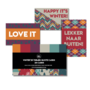 Studio Ins & Outs - Set Van 24 Quotekaartjes - Kaartjes Met Quotes - Winter 2025 - Mini Kaartjes Leuke Uitspraken - Motiverende Kaartjes - Kleine Positieve Kaartjes Met Tekst - Winterkleuren & Sneeuwp