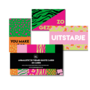 Studio Ins & Outs - Set Van 24 Quotekaartjes - Kaartjes Met Quotes - Animalistic'25 - Mini Kaartjes Leuke Uitspraken - Motiverende Kaartjes - Kleine Positieve Kaartjes Met Tekst - Dierlijke Prints & N