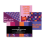 Studio Ins & Outs - Set Van 24 Quotekaartjes - Kaartjes Met Quotes - Love 2025 - Mini Kaartjes Leuke Uitspraken - Motiverende Kaartjes - Kleine Positieve Kaartjes Met Tekst - Valentijnsrood, Paars & H