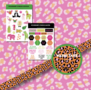 Studio Ins & Outs - Mini Collectie 2 The Zoo - Stickervellen & Brede Washi Tape - Dierentuin Thema - Scrapbook Set - Animalistic Kleuren