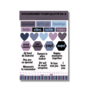 Studio Ins & Outs - Purple Love - Scrapbook Pakket - Creatieve Set - Paperpad, Stickers, Washi Tape & Quote Kaartjes - Scrapbooking & Journaling Set - Natuur & Herfsttinten