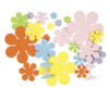 EVA Foam Bloemen - Knutselfoam - Foam Vormen - Bloemvormige Foamfiguren - DIY Bloemen Knutselen - 670 Stuks