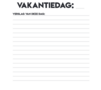 Invulboek Vakantie - Vakantieboek Reisdagboek - Reisherinneringen Boek - Vakantie Fotoboek - Travel Journal - 21x21cm - Zwart