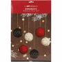 Kerstballen, d 6 cm, 6 stuk/ 1 doos